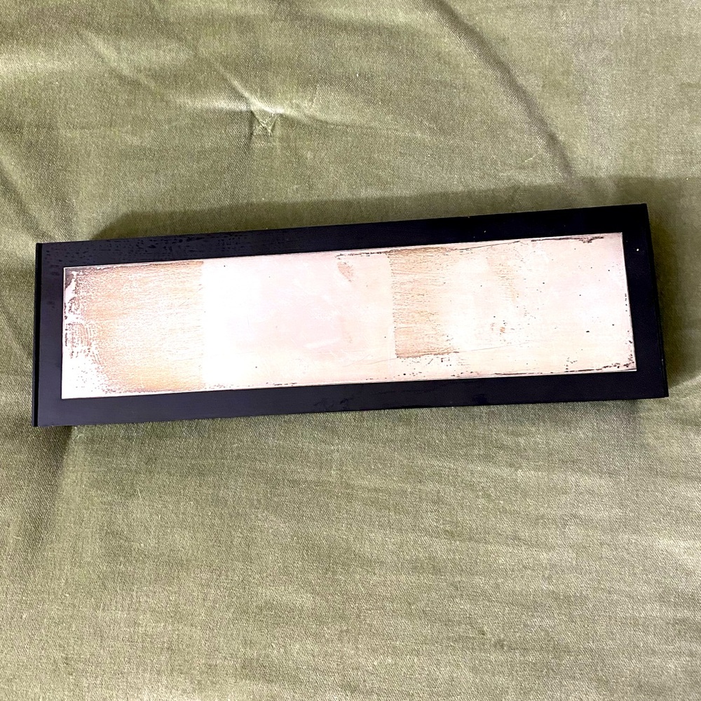 Vintage Towle Silversmiths black wood dresser/ jewelry box. #14